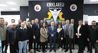 Kırklareli Valisi Uğur Turan’dan Kırklareli TSO’ya Ziyaret
